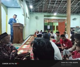 Koordinator Tim Safari Tarawih Sampaikan Program Pembangunan dan Kondisi Dana Desa
